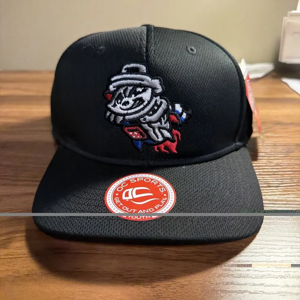 Rocket City Trash Pandas Strapback Hat/Cap Minor League MiLB OC Sports YOUTH NWT